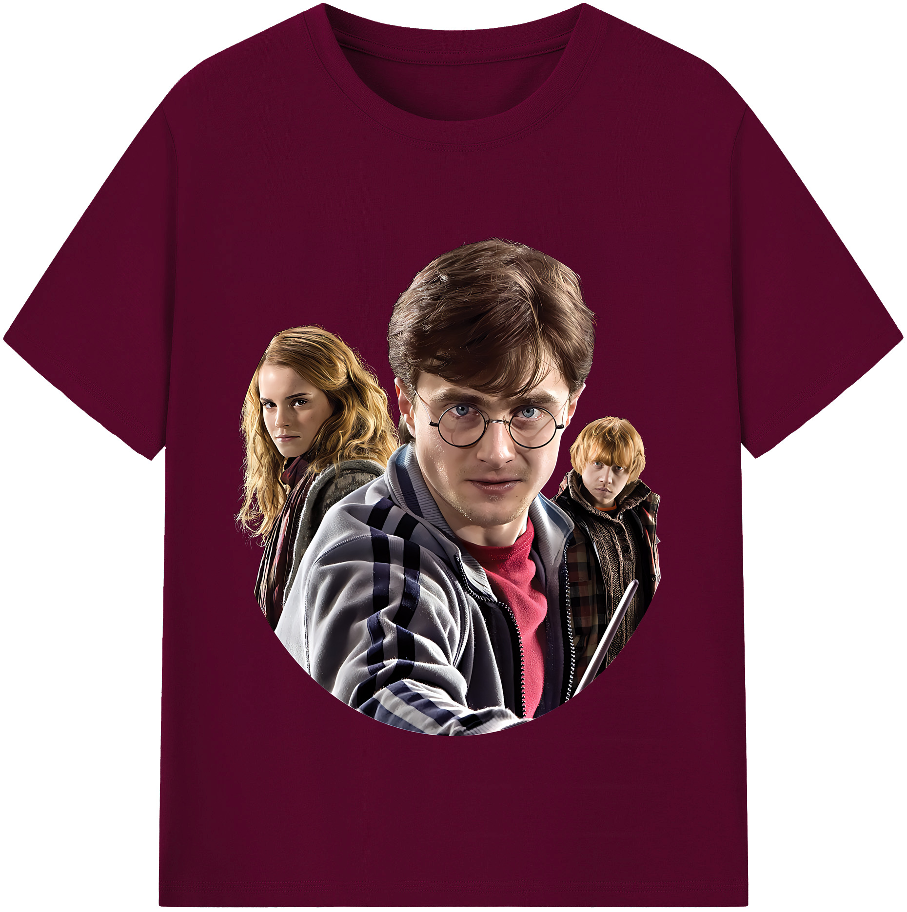 （画像用） Harry Potter ハリー・ポッターシリーズ レディースカジュアルプリントTシャツ（綿100％）